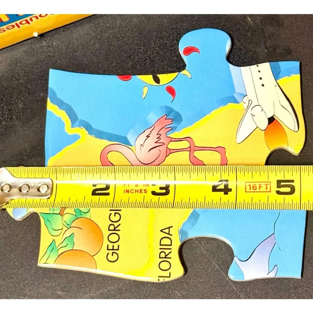 The Learning Journey Puzzle Doubles! Find It! USA giant floor puzzle interactive